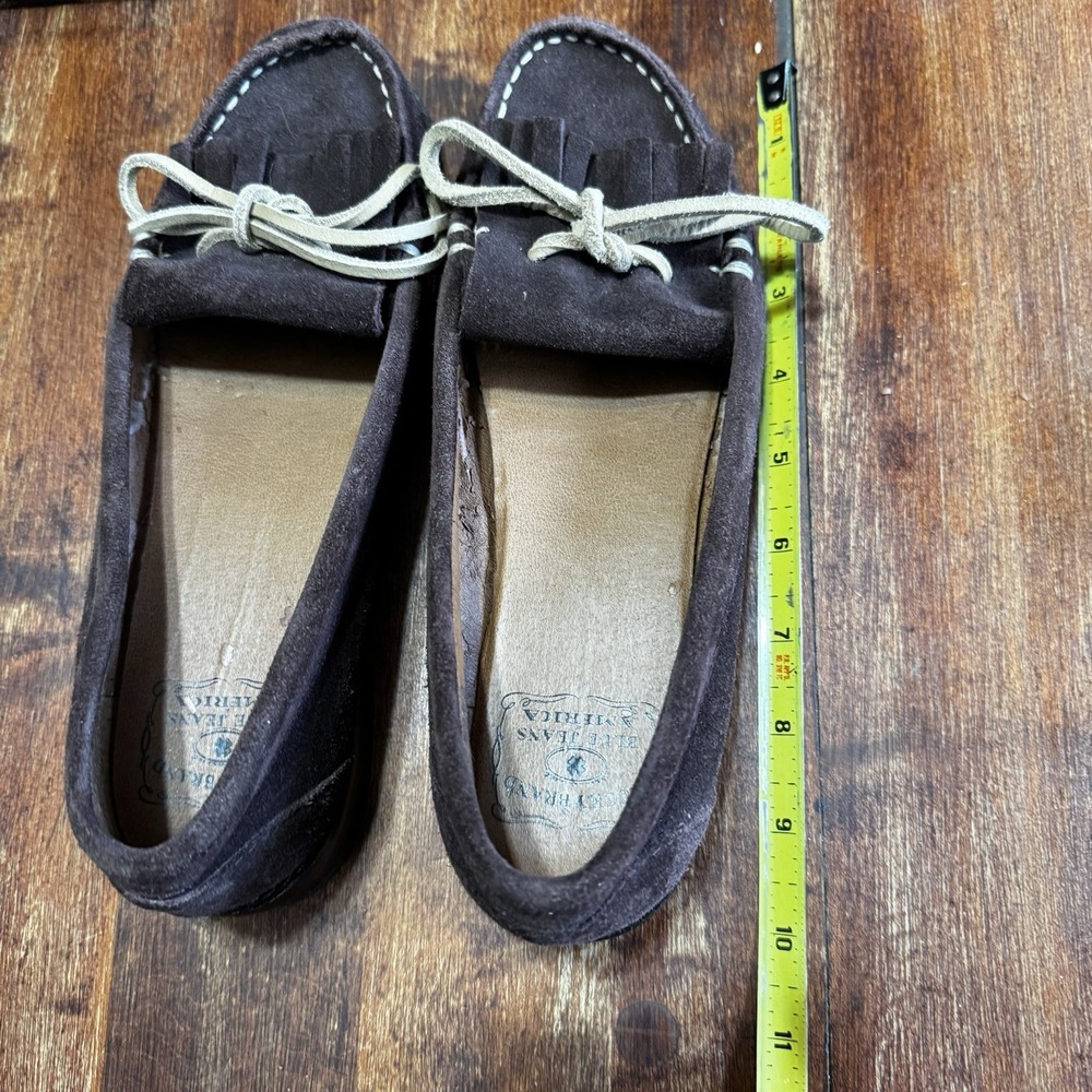 Lucky Brand Suede Brown Moccasins‎ Size 7.5/8